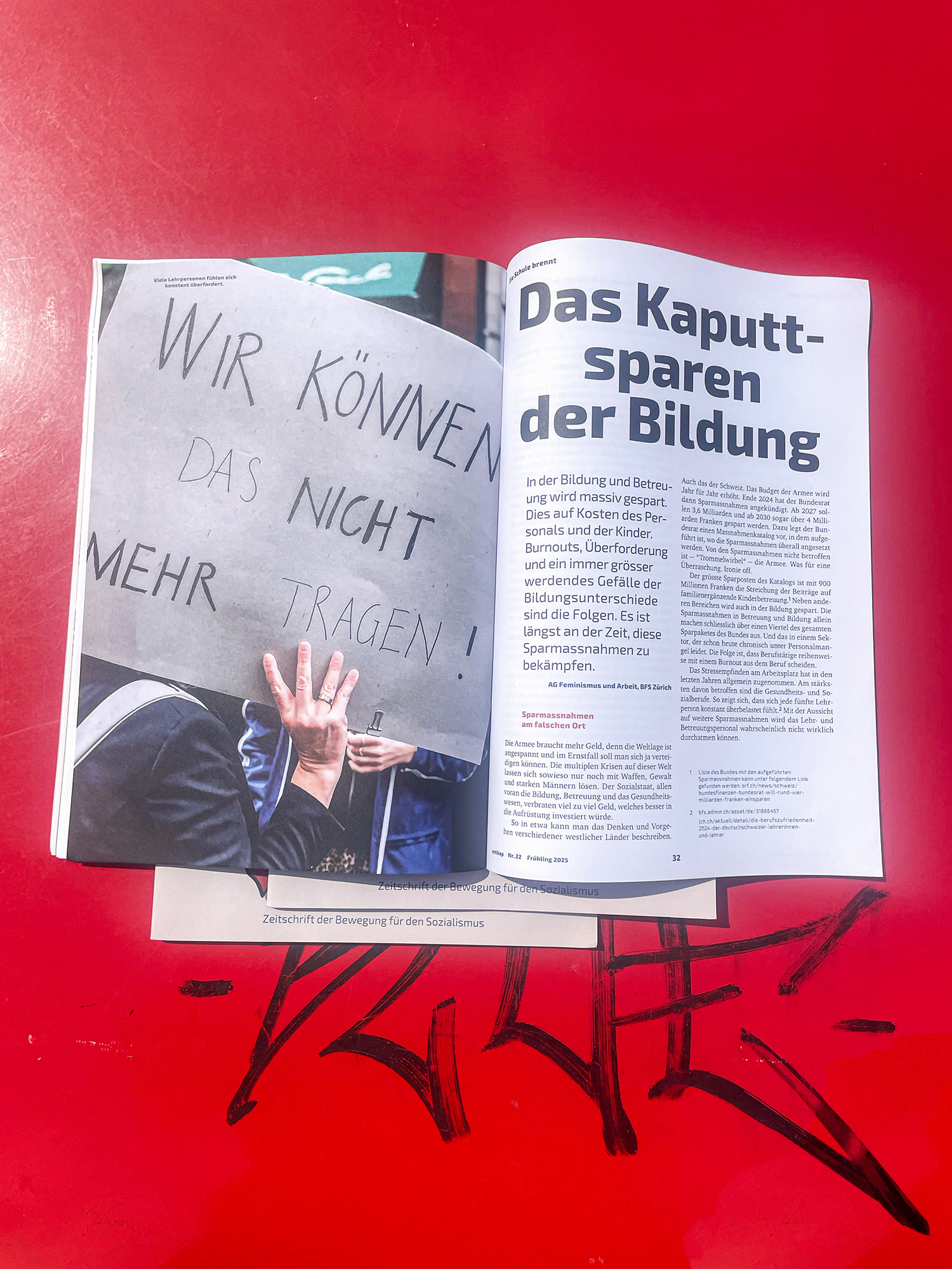 Magazine of sozialismus.ch